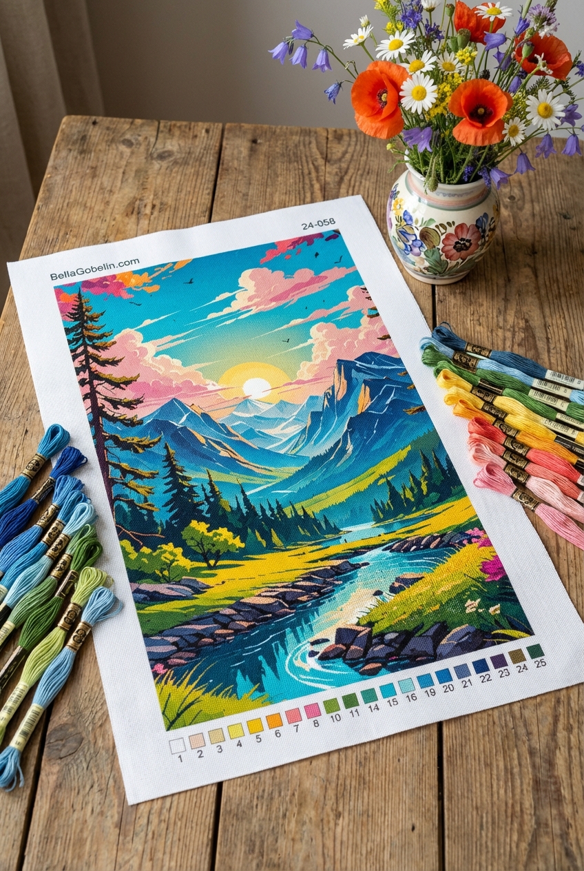 Small stream in the mountains