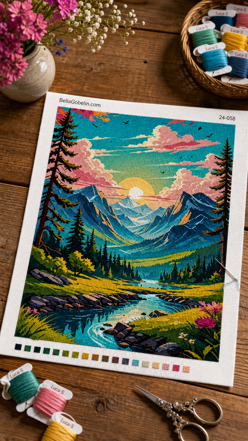 Small stream in the mountains