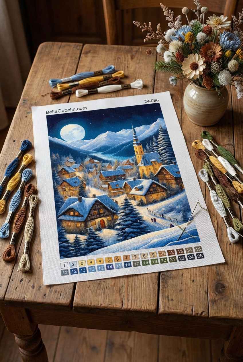 Full Moon Winter Night