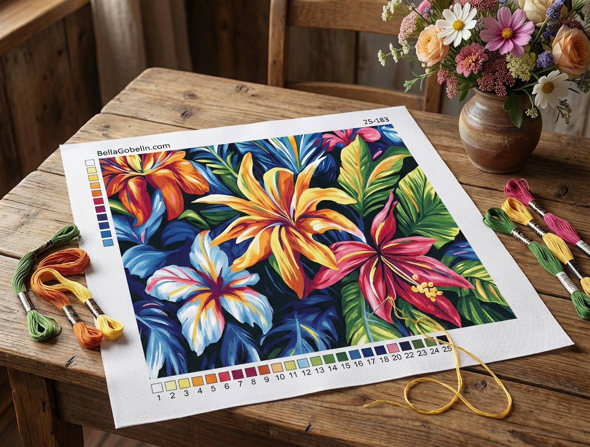 Flower pattern – 25-183