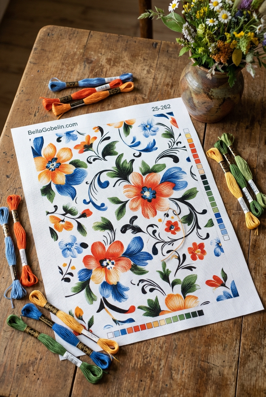 Flower pattern – 25-262