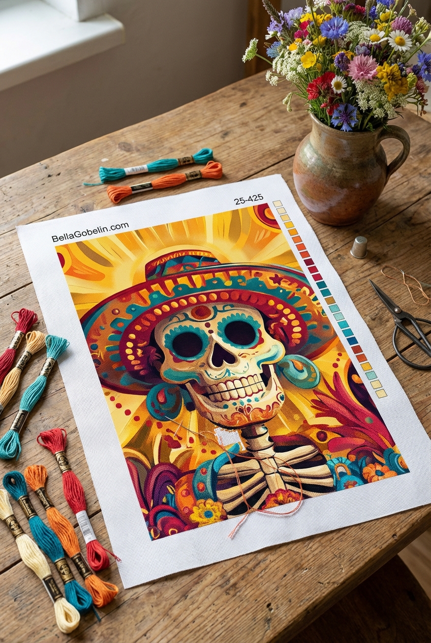 Mexican Halloween style