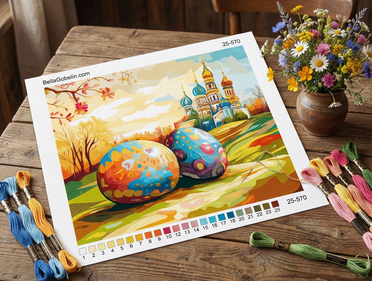 Orthodox Easter atmosphere