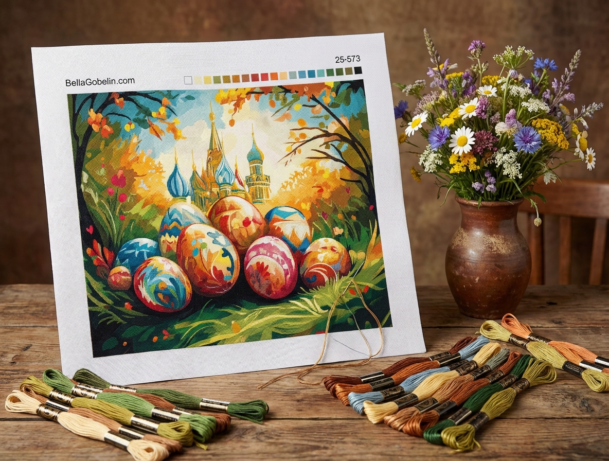 Orthodox Easter atmosphere