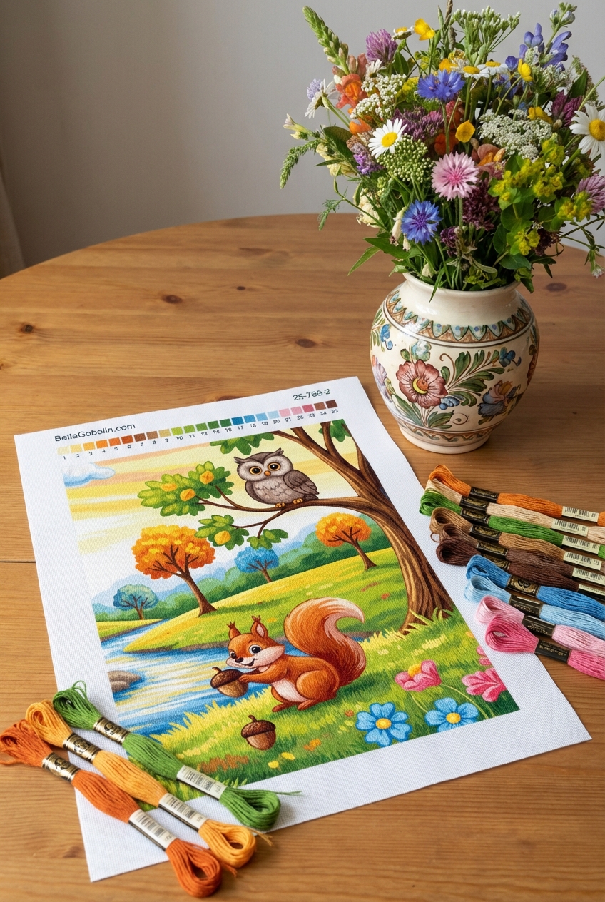 The squirrel and the owl