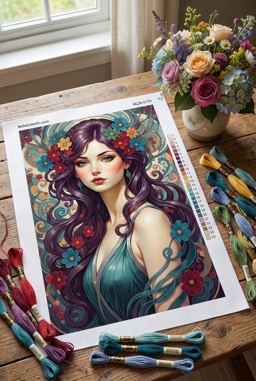 Alphonse Mucha Style - Variation 1