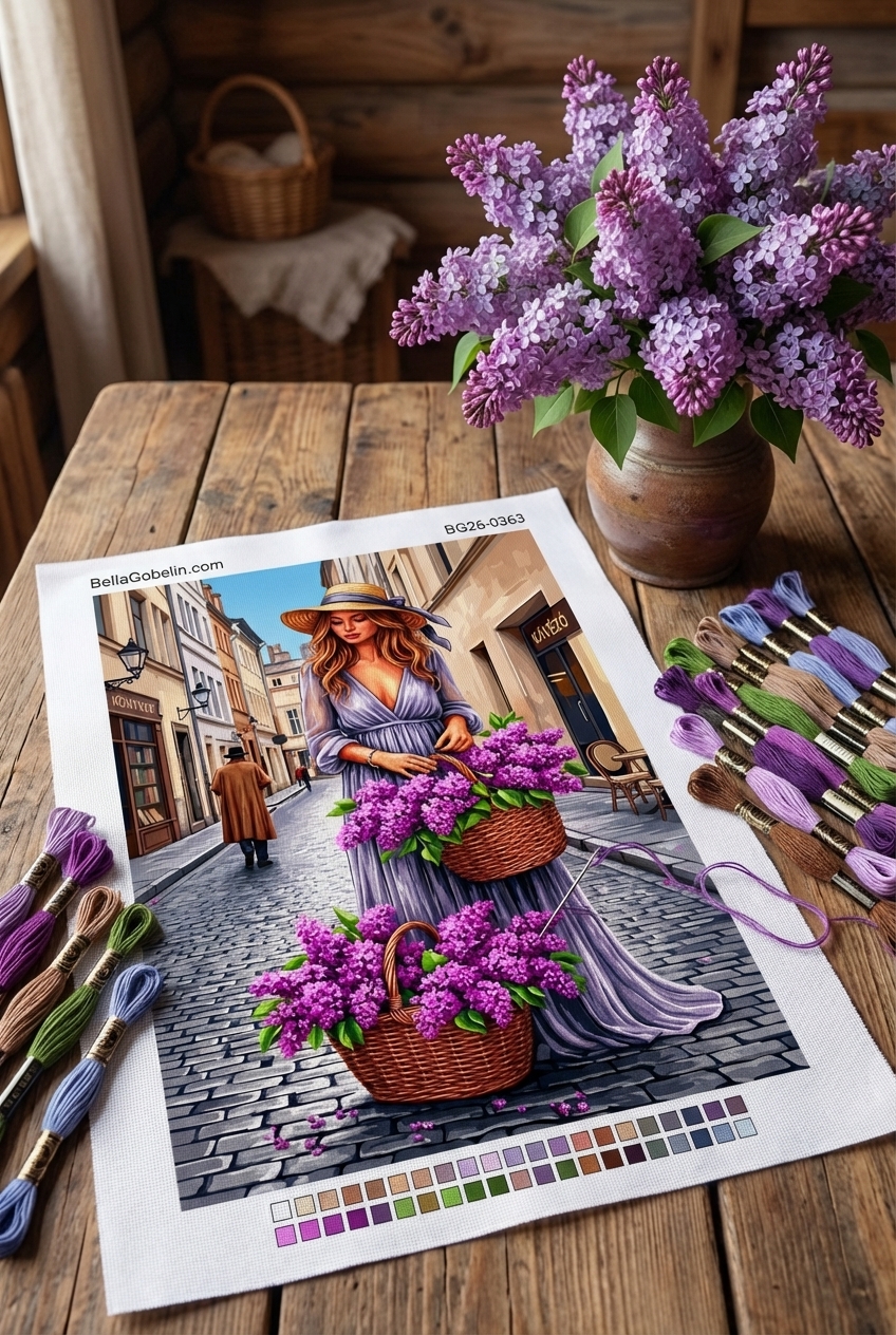 Lady with Lavender