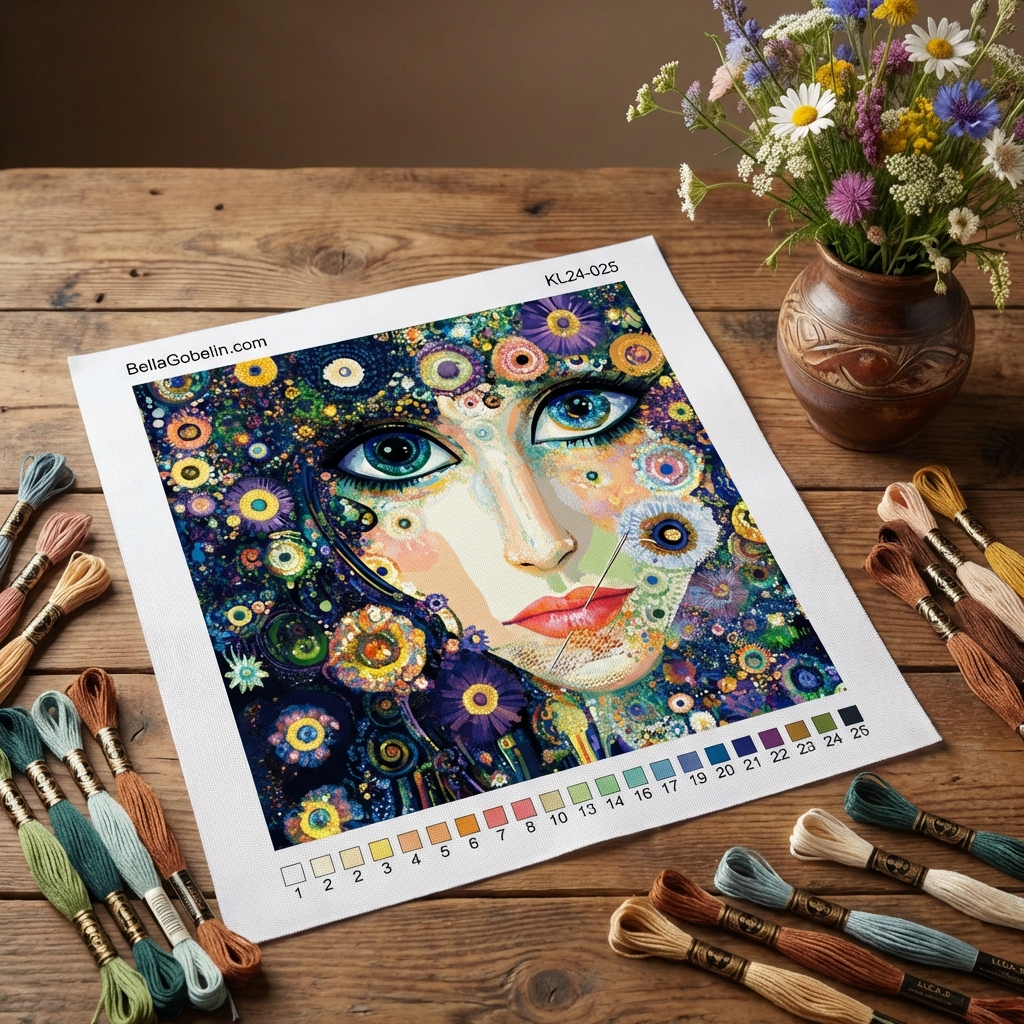 Klimt style: Eyes