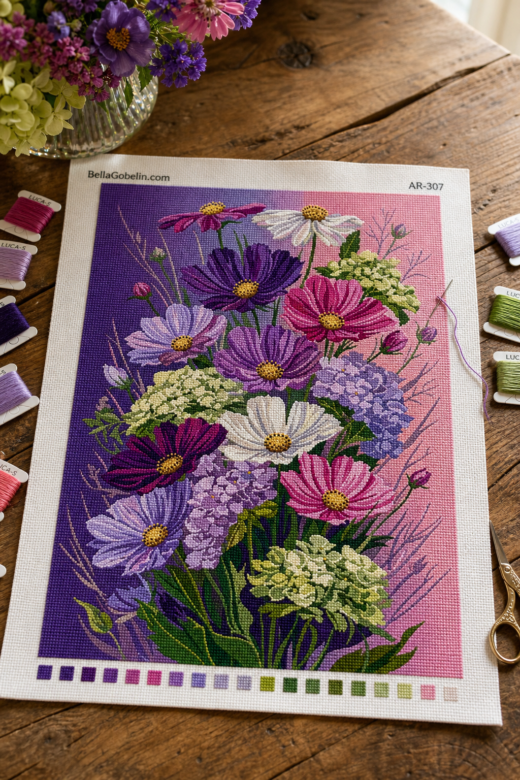 Flower bouquet painting – AR-307