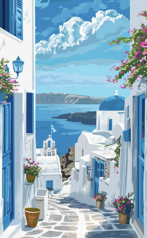 A csodás Santorini