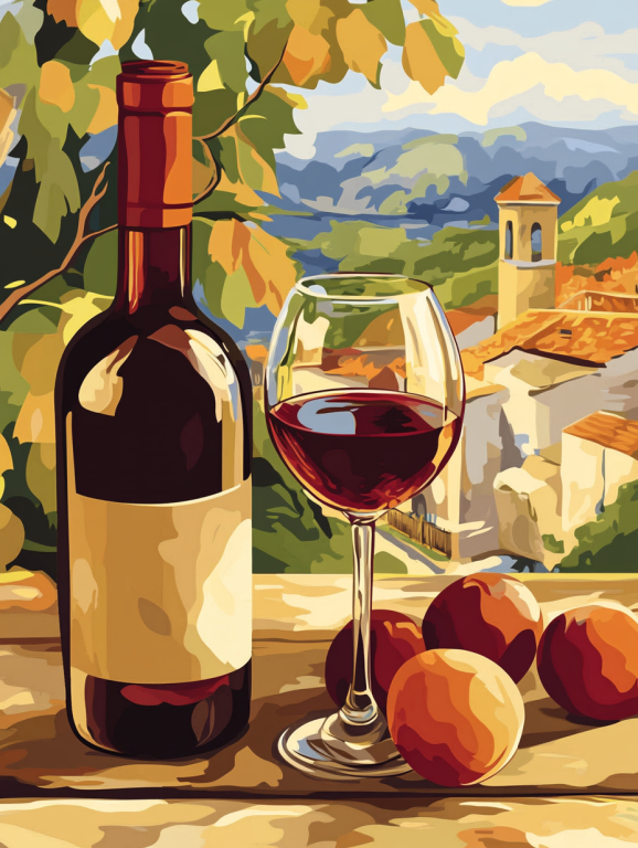 Still Life with Wine