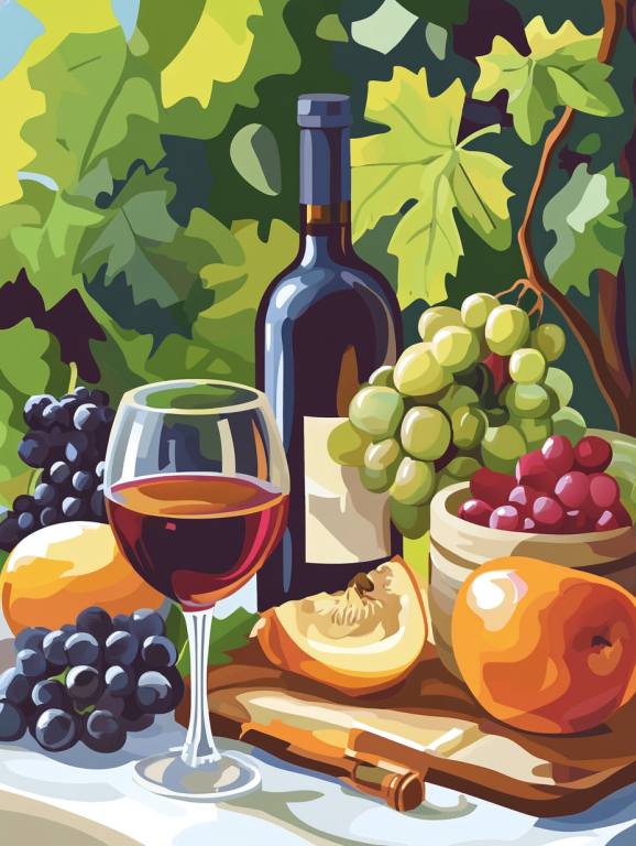 Still Life with Wine