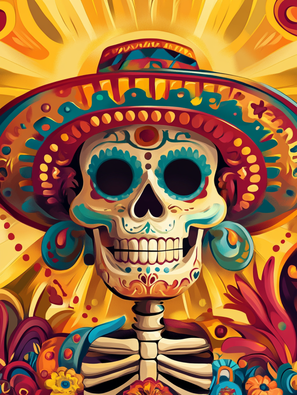 Mexican Halloween style