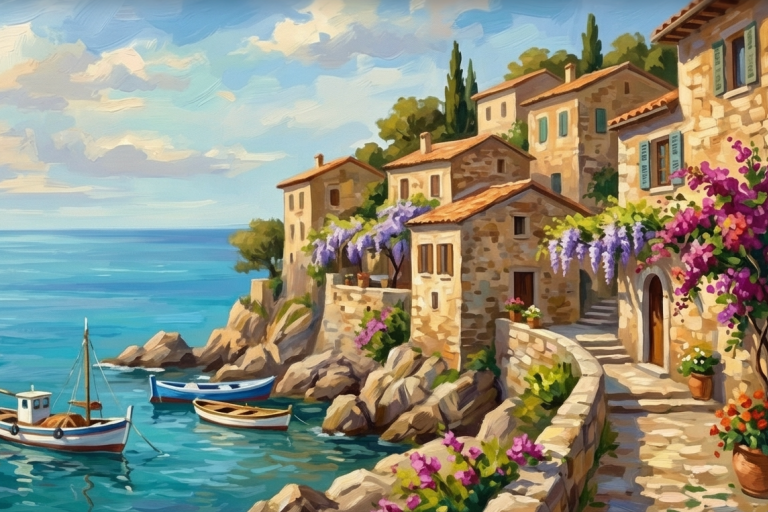 Adorable Mediterranean tapestry