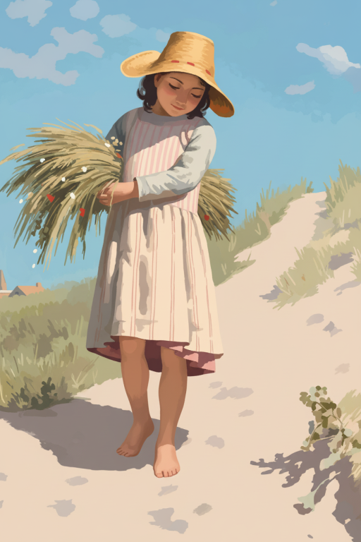 Paul Peel - Young Gatherer embroidery kit