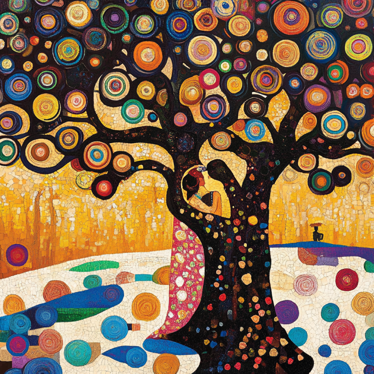 Klimt style: The tree