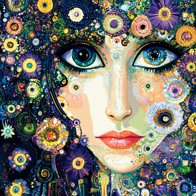 Klimt style: Eyes