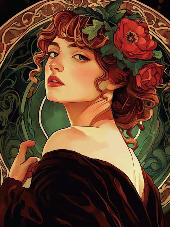 Mucha style: Farewell