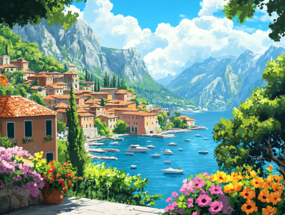 Mediterranean landscape