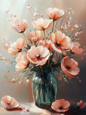 Beautiful bouquet in a vase