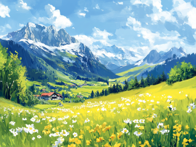 Spring in the Austrian Alps