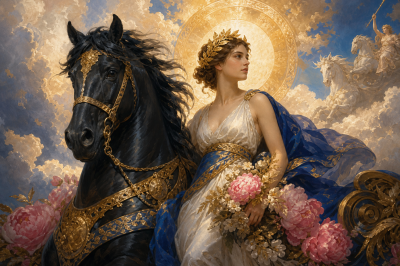 Aurora and the Black Stallion