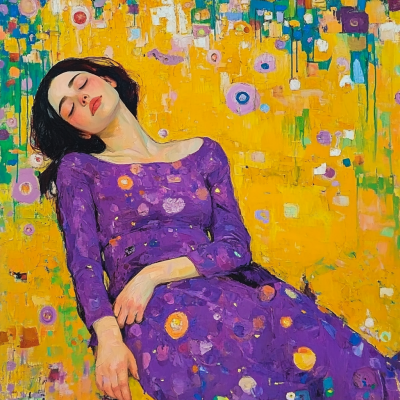 Klimt style: Relaxation
