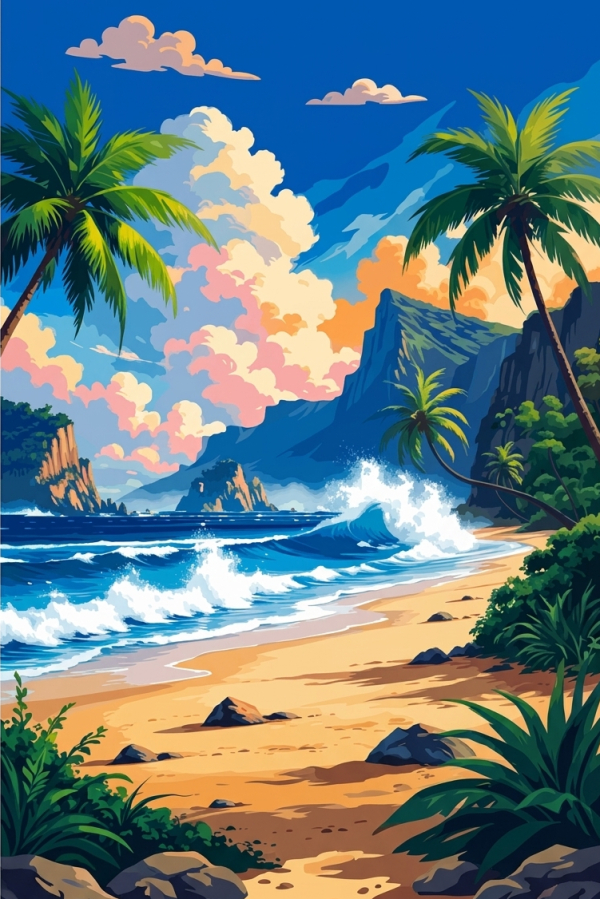 Tropical Seascape – BG26-0568