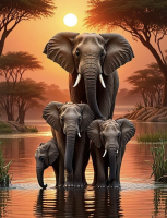 Elephant family