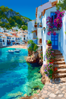 Greek ambiance in the bay