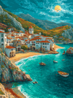 A small town in the Azure Bay