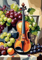 Harvest mood with a violin