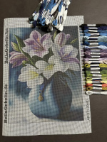 Lily bouquet in a vase