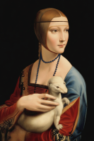 Leonardo da Vinci - Lady with ermine replica