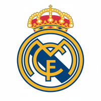 Real Madrid emblem on a white background