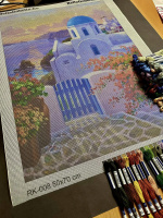 Greek atmosphere in Santorini